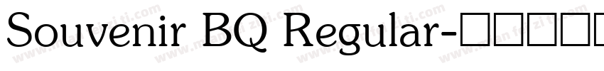 Souvenir BQ Regular字体转换